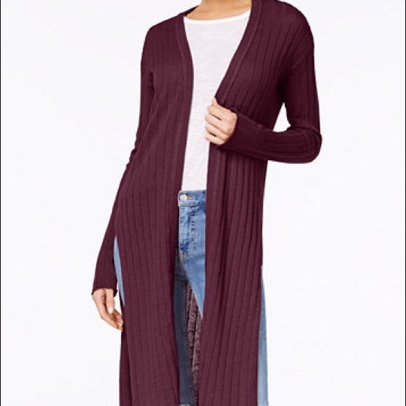 Free people raspberry color cardigan - Picture 3 of 5